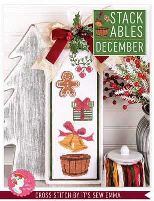 Brewer Sewing - December Stackables Cross Stitch Pattern