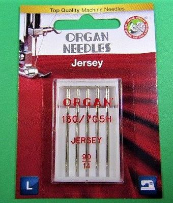 Organ Jersey sewing machine needles size 90/14 carded
