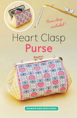 Brewer Sewing Heart Clasp Purse Kit Rose Gold