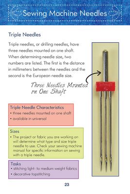 Brewer Sewing - Know Your Needles Carry Along Guide