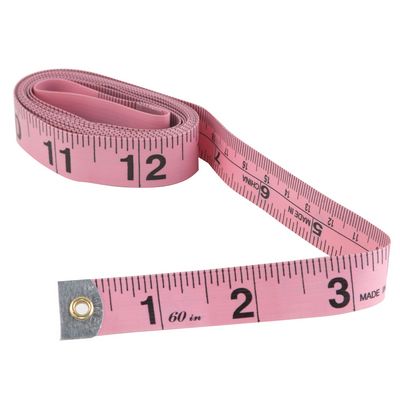 Brewer Sewing - Singer Pink Tape Measure-Fiberglass 60in