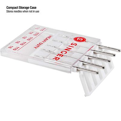 Brewer Sewing - Needles Singer Heavy Duty #18 5-pack