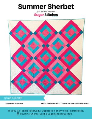 Brewer Sewing - Summer Sherbet Quilt Pattern