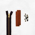 Woodland Leather + Hardware Kit: Chestnut Leather