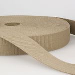 100% Cotton Webbing, 1.75in, Taupe