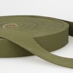 100% Cotton Webbing, 1.75in, Olive